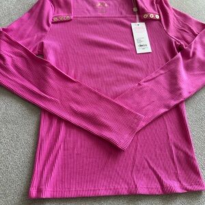 Lilly Pulitzer Beaty Top in Parigi Pink - size S